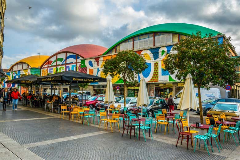 Mercado de la Cebada, en La Latina