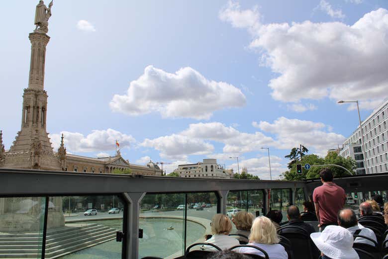 La vista su Plaza de Colón