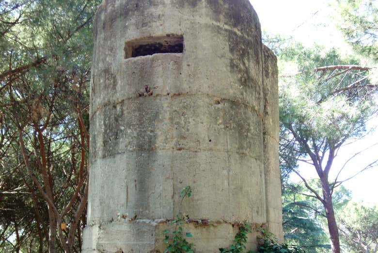 Búnker en el Parque del Oeste
