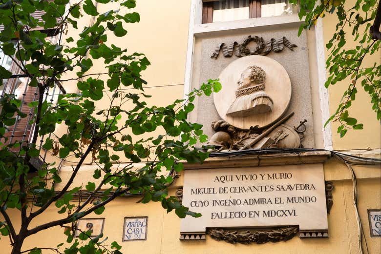 Maison de Cervantes dans le Barrio de las Letras