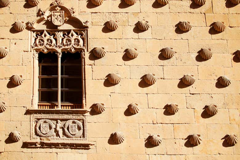 Detalle de la Casa de las Conchas