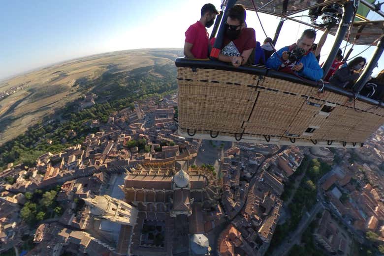 Ségovie depuis le ciel