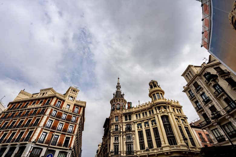 Look up at the hidden details of Madrid's historic buildings
