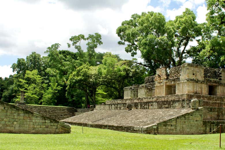 Ruinas mayas en Copán, Honduras