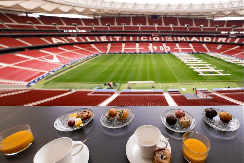 Colazione con vista sul campo da gioco