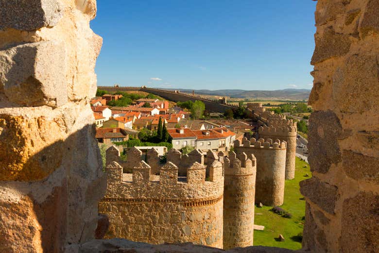 Vista desde la muralla de Ávila