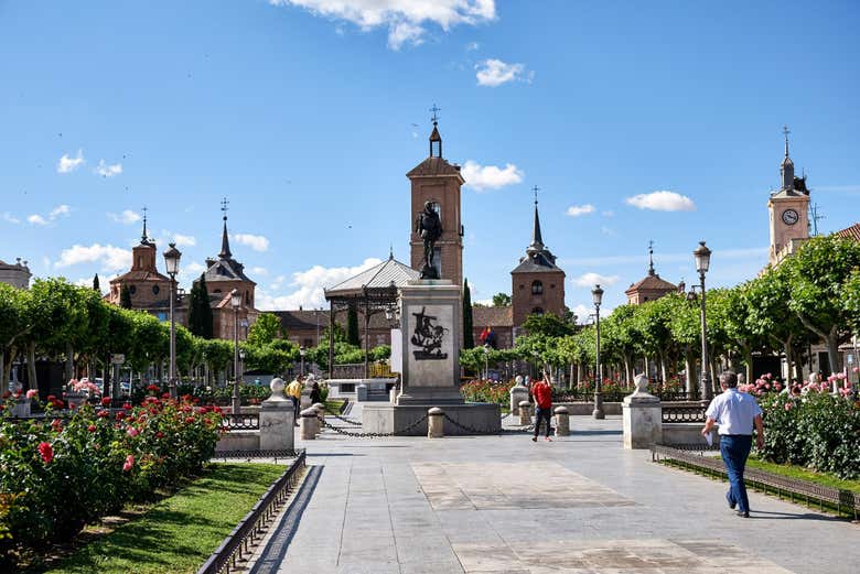 Plaza de Cervantes, en Alcalá de Henares