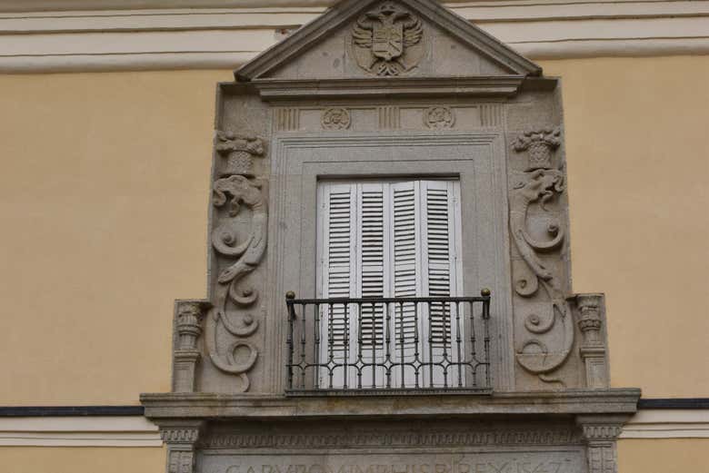 Detalles arquitectónicos del palacio