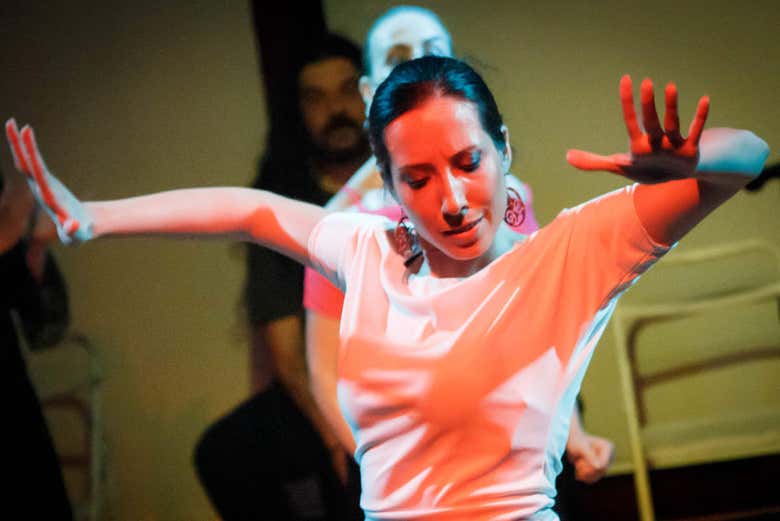 Disfrutando del baile flamenco