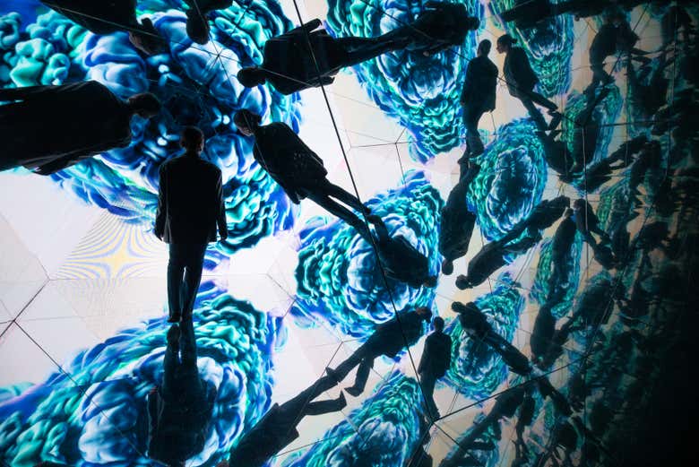 Uno de los efectos ópticos que podréis ver en el Museo de la Luz