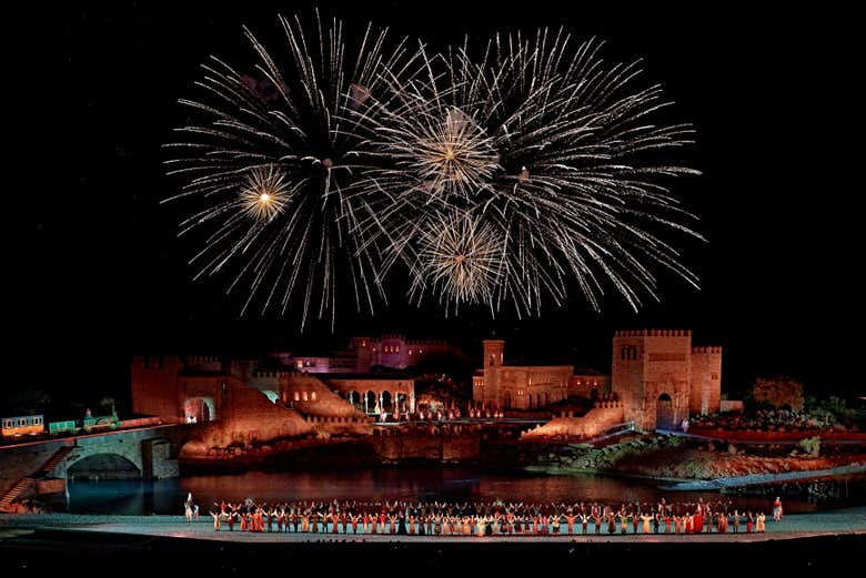 Escena del espectáculo nocturno El Sueño de Toledo