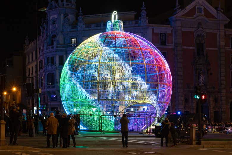 Espectáculo de luces navideñas