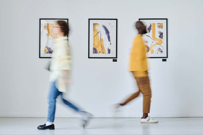 Você pode apreciar exposições de arte