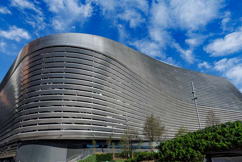 Exterior del estadio Bernabéu