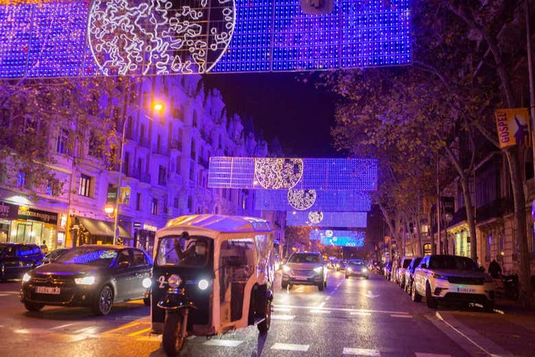 Una forma diferente de ver las luces de Navidad