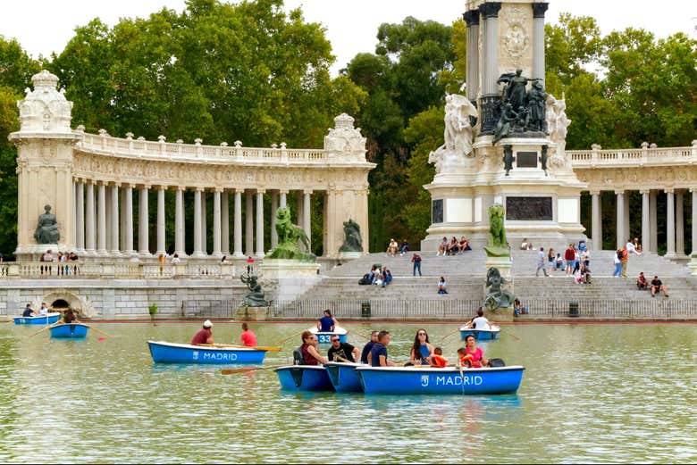 Barquitas del parque del Retiro