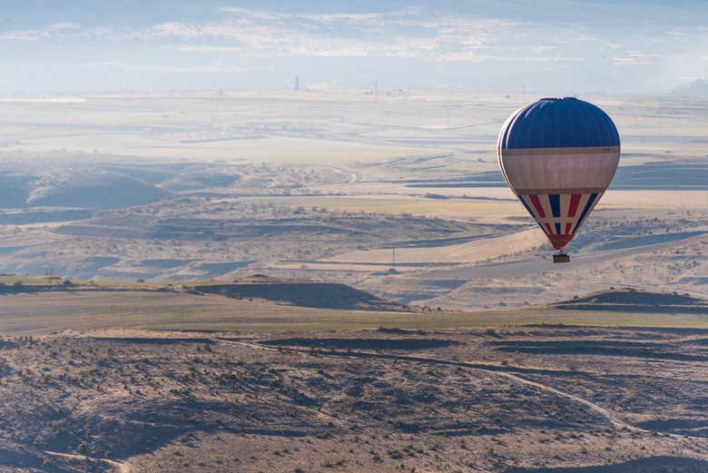 Hot air balloon ride in Segovia