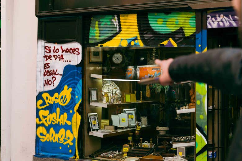 Uno de los grafitis que veremos por Madrid