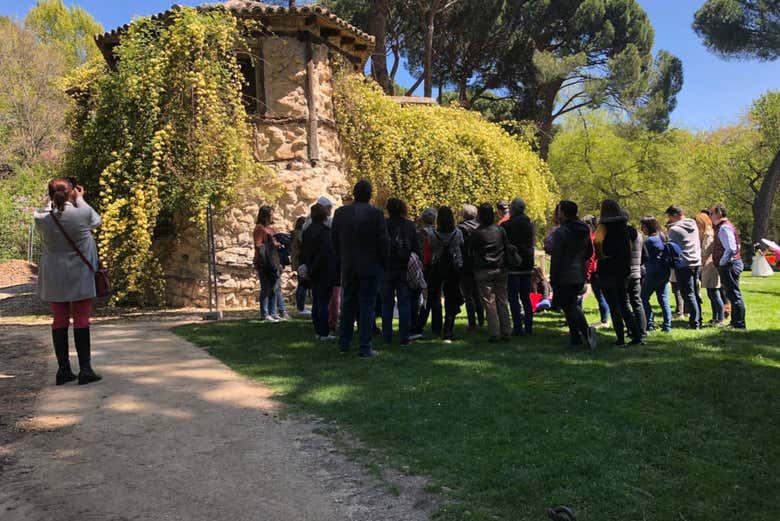 Grupo de turistas durante el free tour