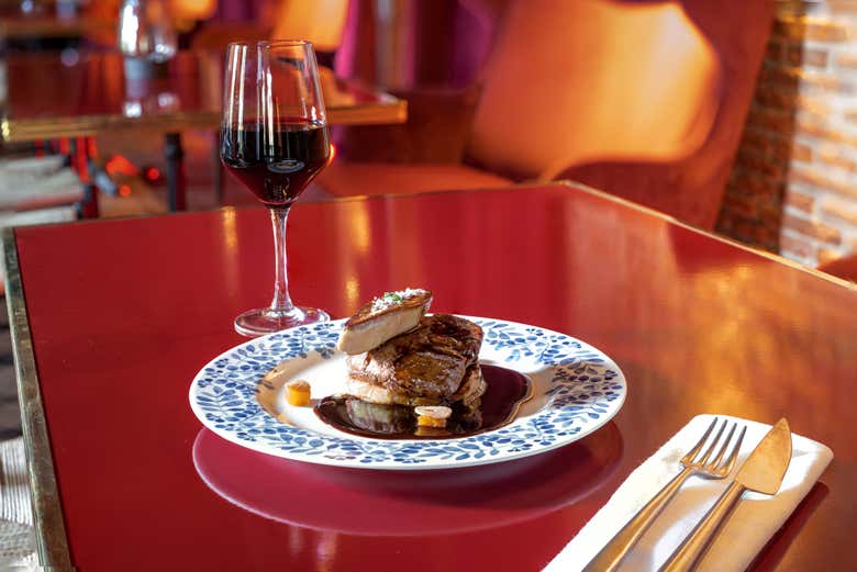 Uno de los platos del menú