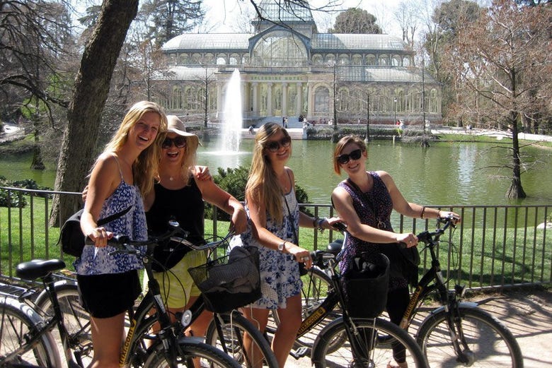 Recorriendo Madrid en bicicleta