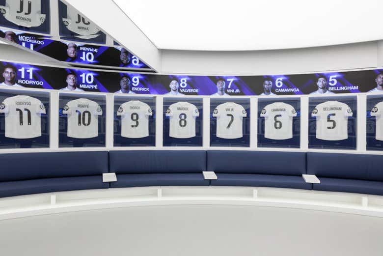 Maillots des joueurs du Real Madrid