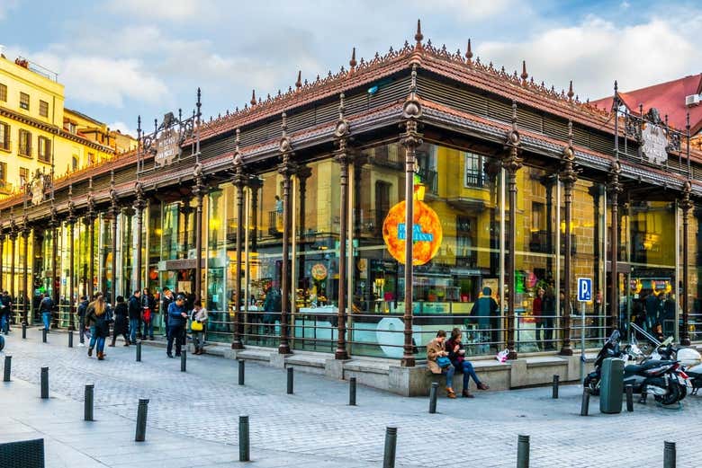 Acercándonos al mercado de San Miguel