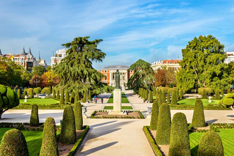 Paisajes del parque de El Retiro