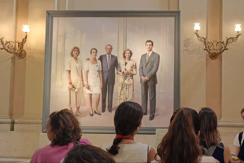 Peinture de la famille royale espagnole