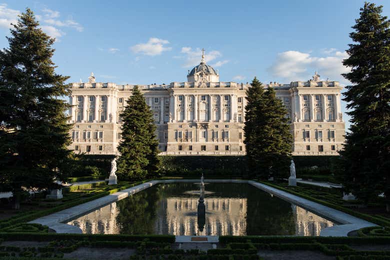 Fachada principal del Palacio Real de Madrid