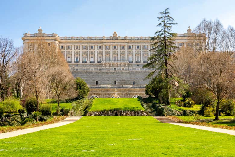 Vue panoramique sur le palais