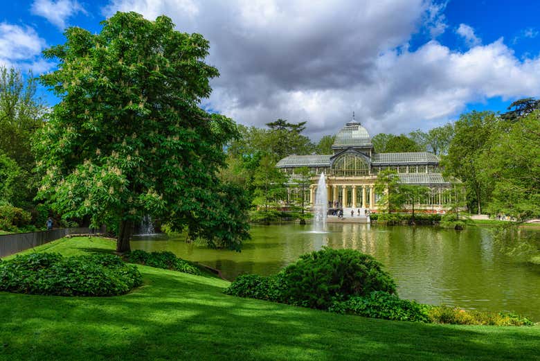 Il Palazzo di Cristallo nel Parco del Retiro