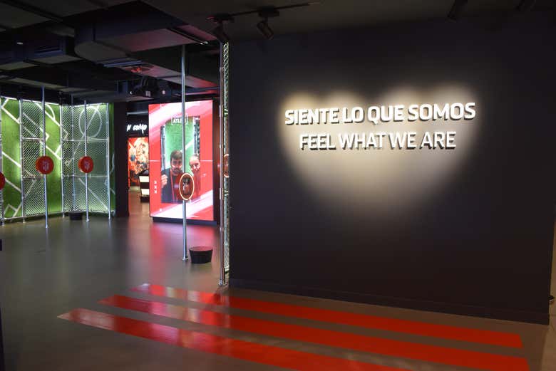 Paneles del Museo Territorio Atleti
