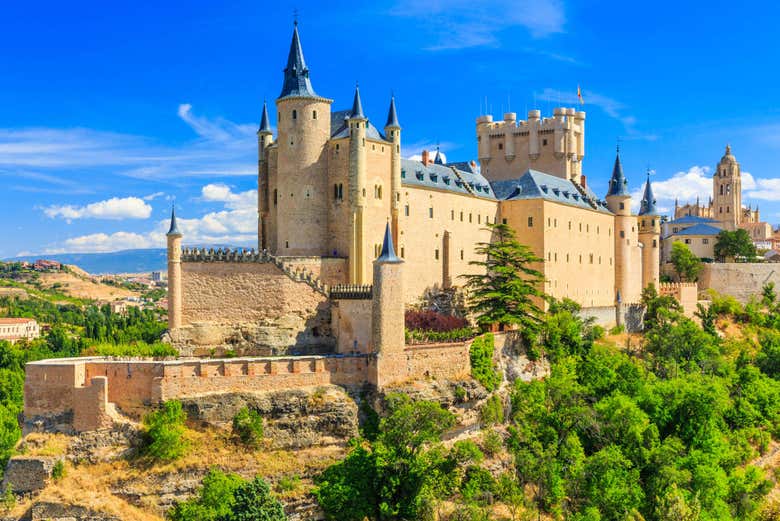 Panorámica del Alcázar de Segovia