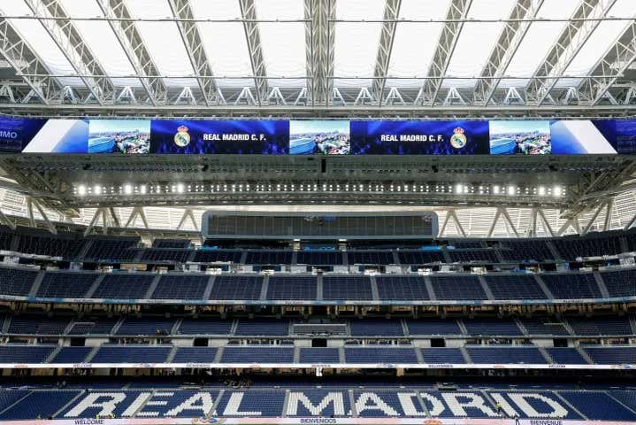 Interior remodelado del Bernabéu