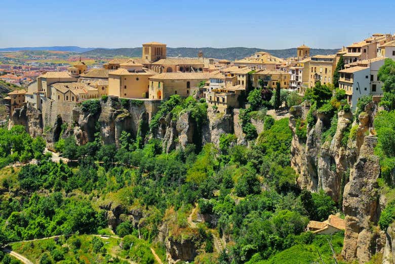 Vue sur les Maisons suspendues