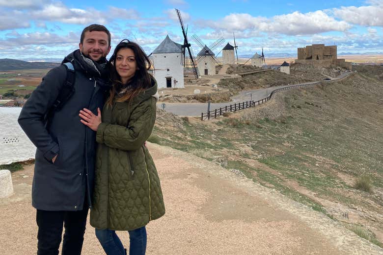 Disfrutando de los paisajes de Consuegra