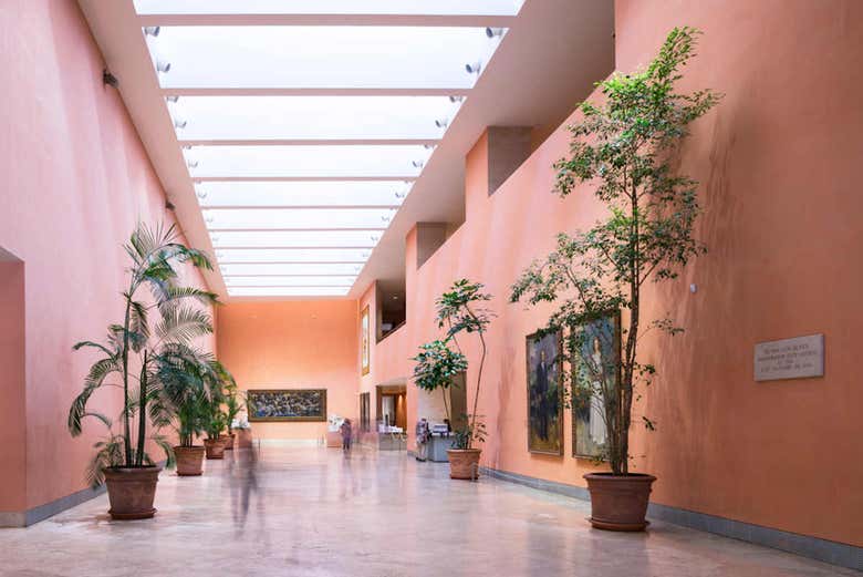 Inside the museum