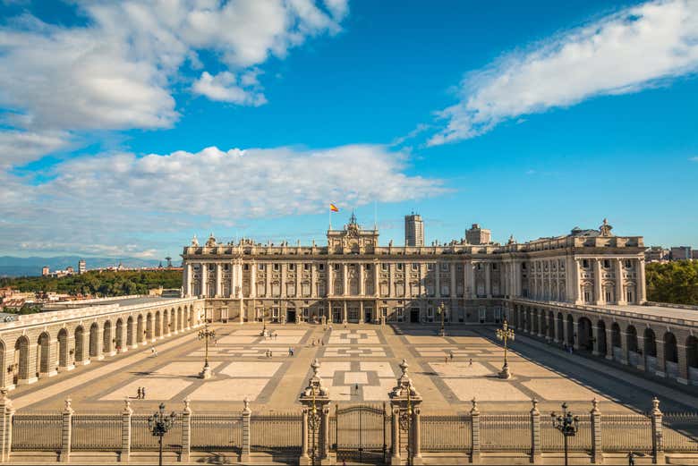 Il patio interno del Palazzo Reale