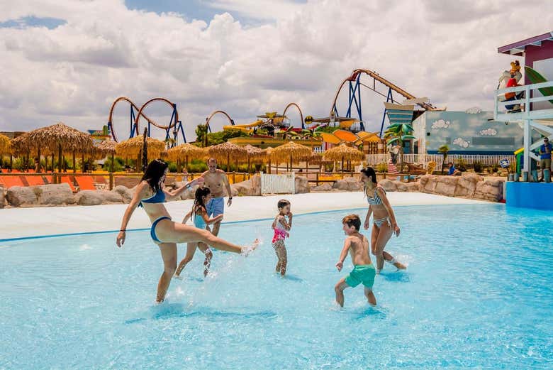 Pasando un día inolvidable en familia