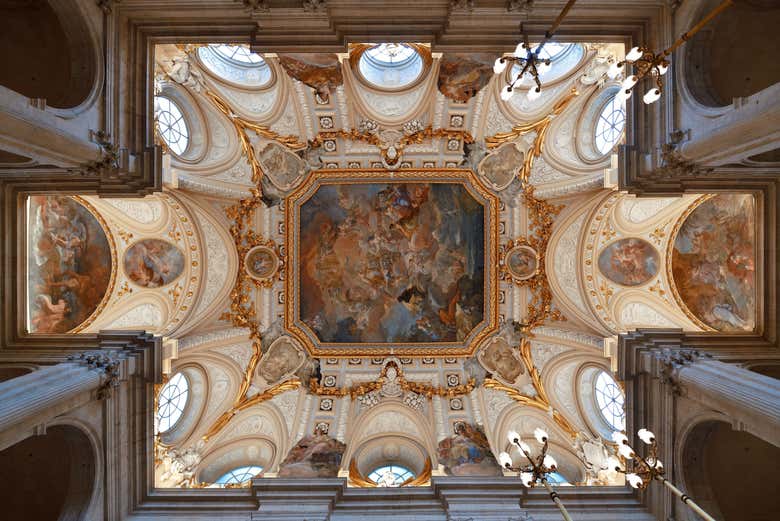Les superbes plafonds du Palais royal