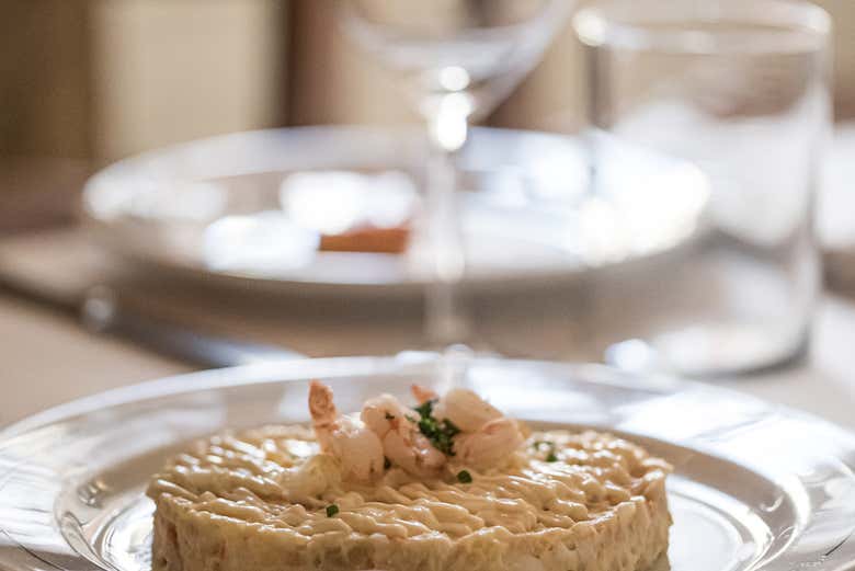 L'un des délicieux plats du dîner