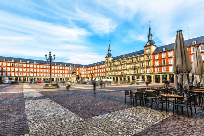 La Plaza Mayor di Madrid