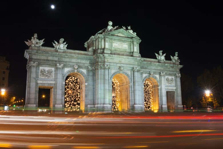 Puerta de Alcalá en Navidad