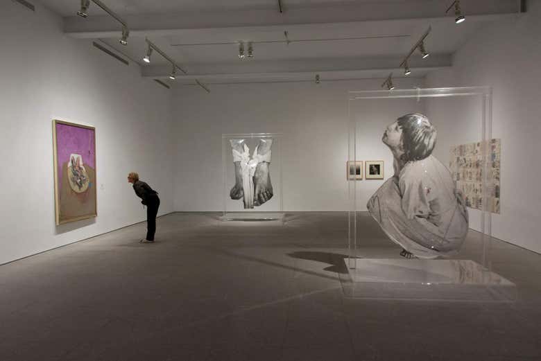 Recorriendo las salas del museo