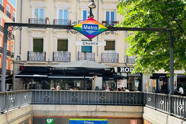 La fermata della metro di Chueca
