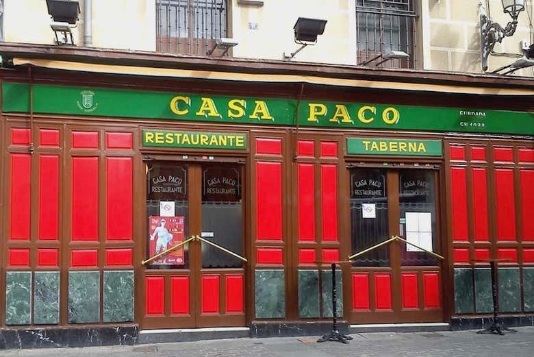 Exteriores del restaurante Casa Paco
