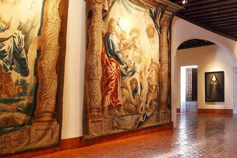 Tapices expuestos en el monasterio de las Descalzas Reales