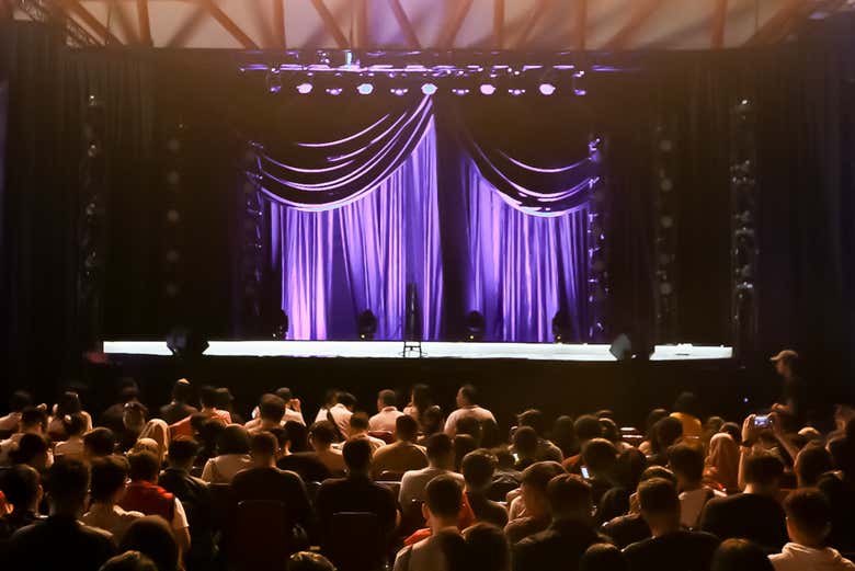 Tudo pronto para o espetáculo!