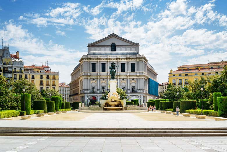 Teatro Real de Madrid, en la plaza de Oriente